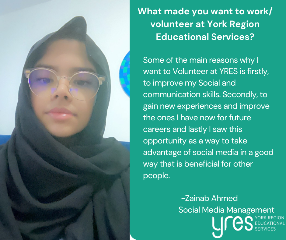 Zainab Ahmed Volunteer