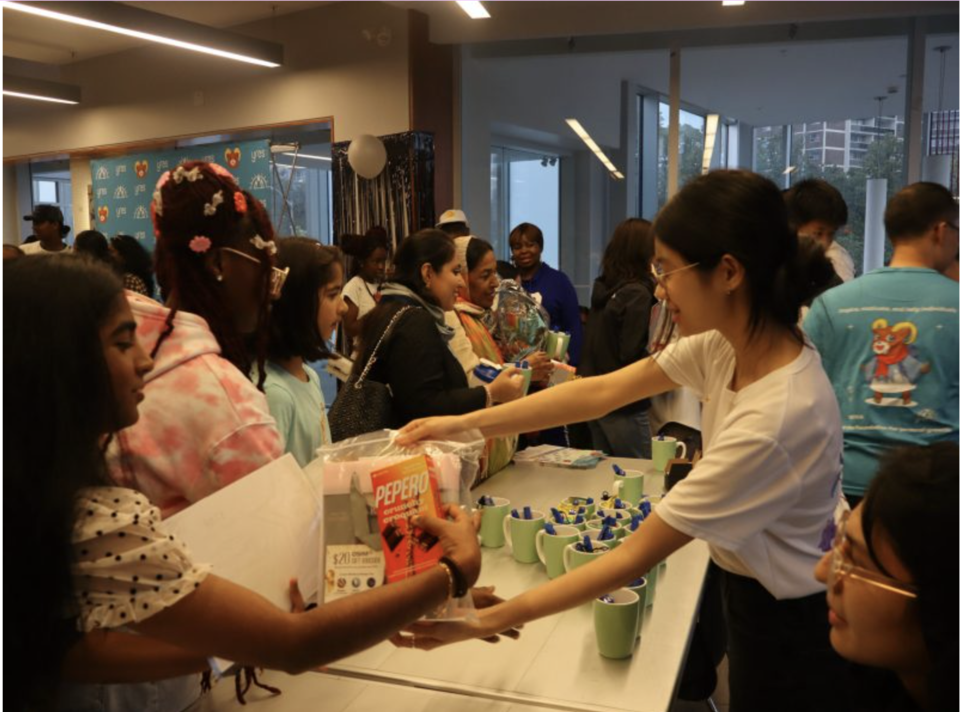 volunteer appreciation event people interaction